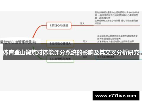 体育登山锻炼对体能评分系统的影响及其交叉分析研究